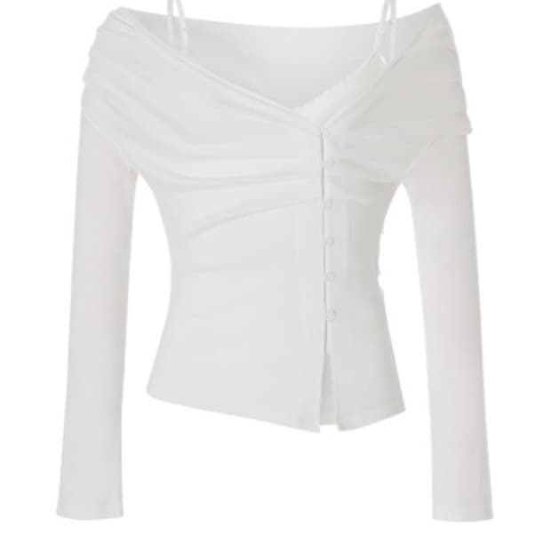 Notyourrose Rin cardigan set 화이트 