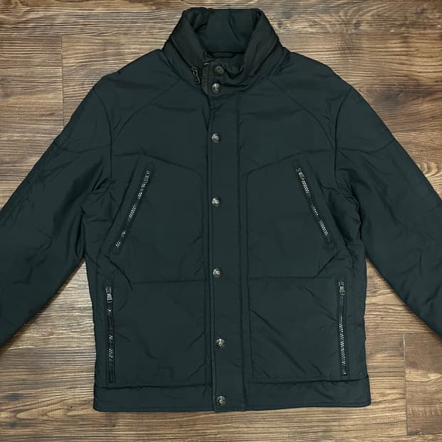 폴로 랄프로렌 레이싱 푸퍼 패딩 자켓 블랙