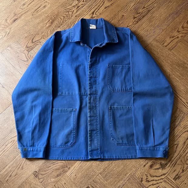 [M]90's 빈티지 3포켓 트윌코튼 프렌치 워크 자켓