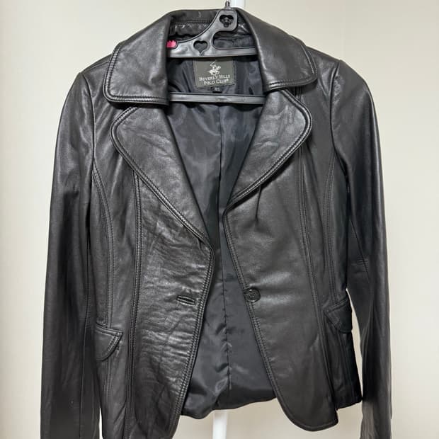 Beverly  hils polo club 가죽자켓