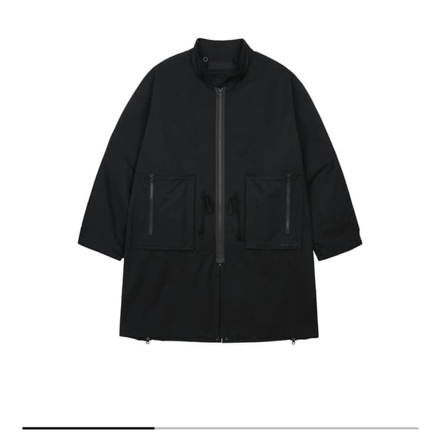 산산기어 지퍼 필드 파카 블랙