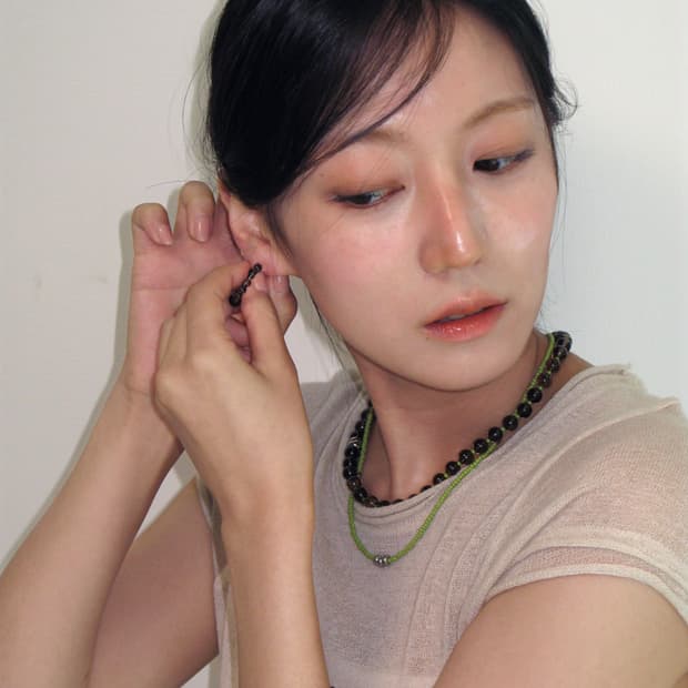 Matcha Espresso Necklace(Bold)