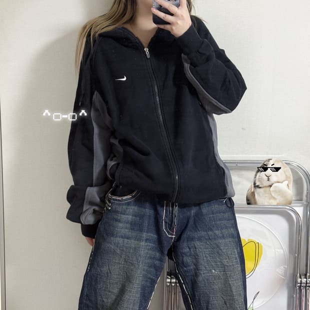 나이키 올드스쿨 후드집업