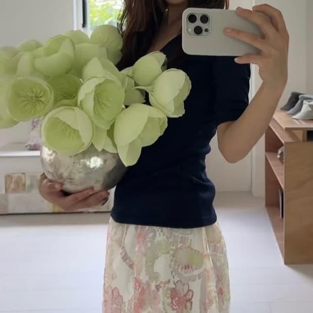 인앤양하모니 Garden skirt, paisely