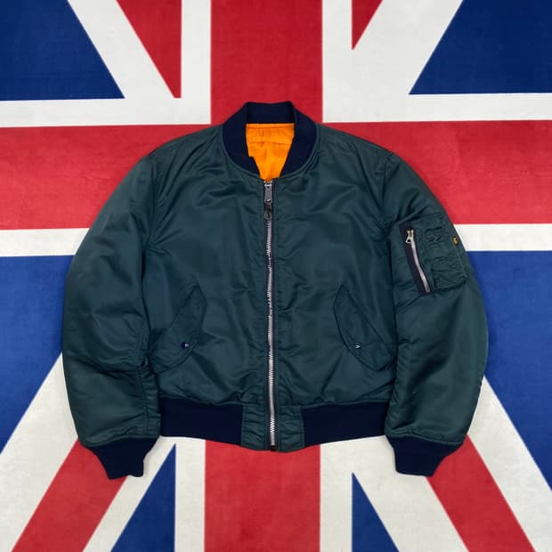 알파인더스트리 ma-1 항공점퍼 L 