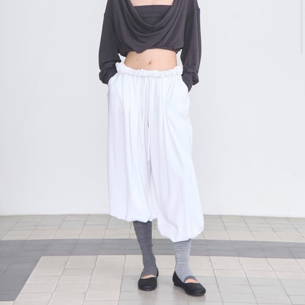 세릭 Wide Balloon Pants (white)