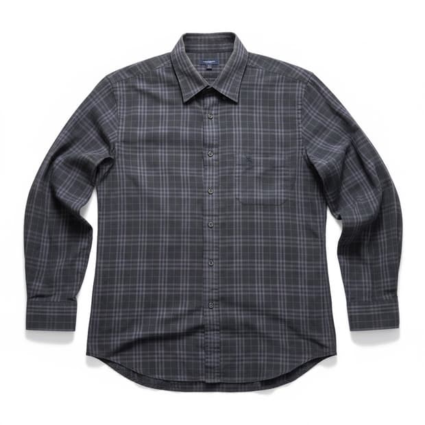 버버리 체크 셔츠 XL