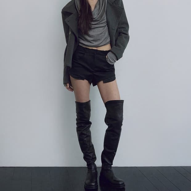 구해요) 보헤미안서울 belted coat charcoal