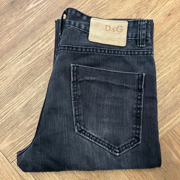 N218 돌체앤가바나 데님팬츠 청바지 흑청 블랙