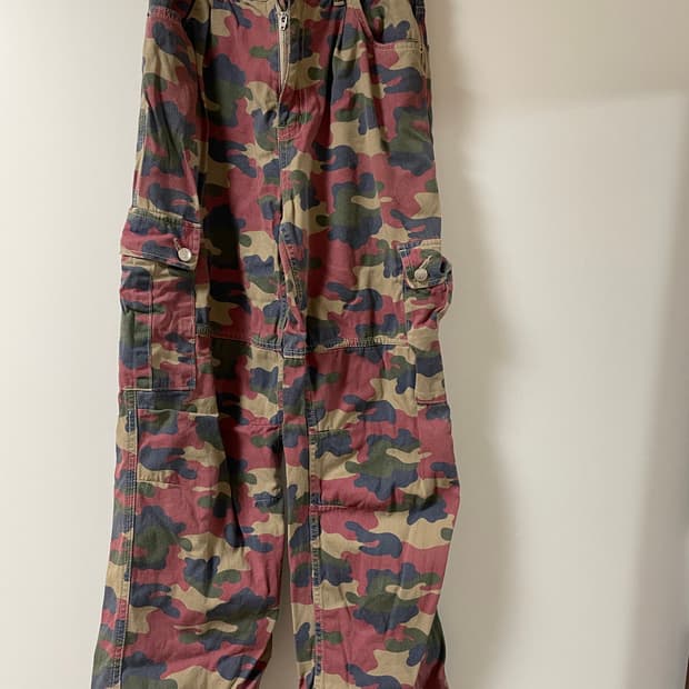 유쓰배쓰 밀리터리 카고팬츠