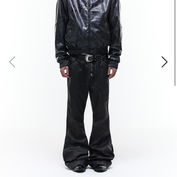 Opus 레더 붐버 자켓 L