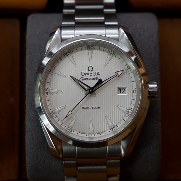 오메가 씨마스터 아쿠아테라 38.5mm 신형 쿼츠 시계