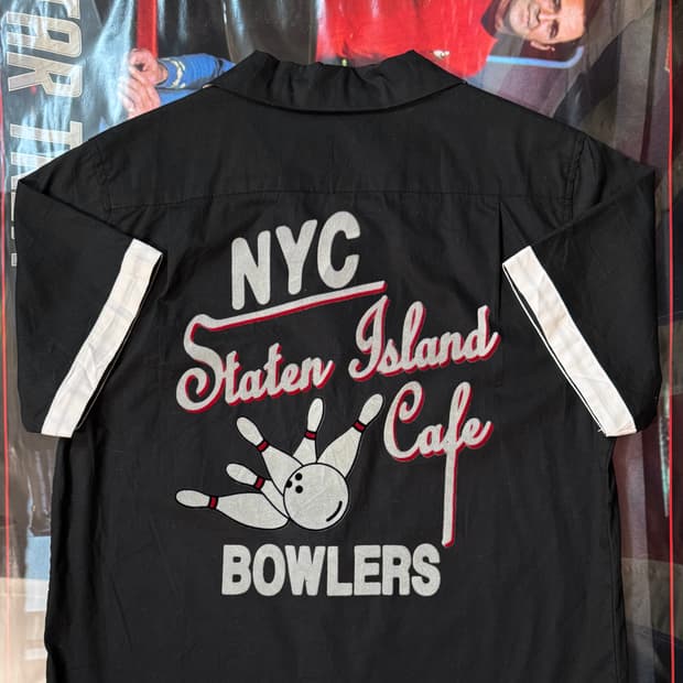 휴스턴 NYC 빈티지 볼링셔츠