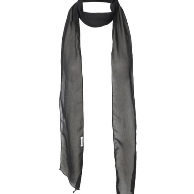 쓰리타임즈 쉬폰 머플러 블랙 구해요