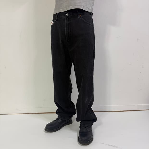 1990s 리바이스 614 오렌지탭 흑청 데님팬츠 