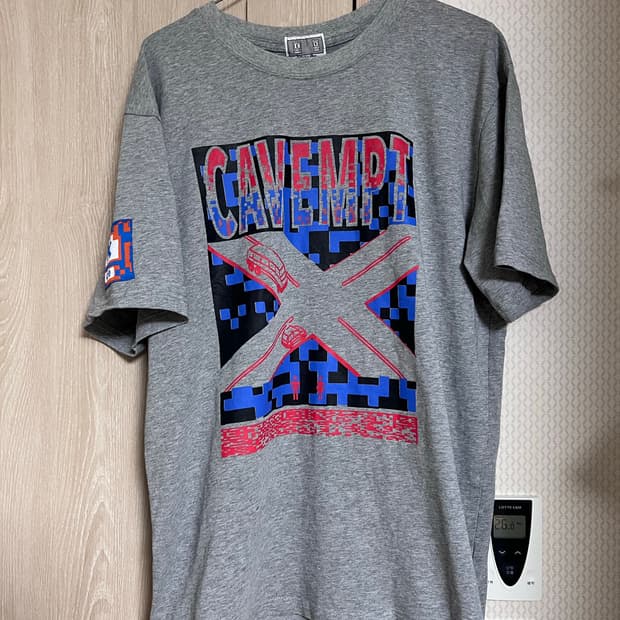 19aw 카브엠트 그레이 그래픽 티셔츠