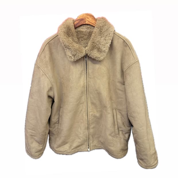 Doff Jason  베이지 퍼자켓 L