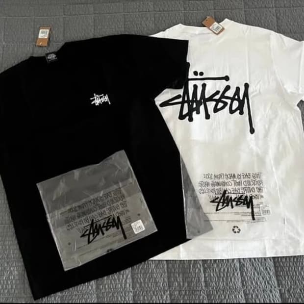 🔥[새상품/정품]🔥스투시 베이직 반팔티 오버핏 티셔츠