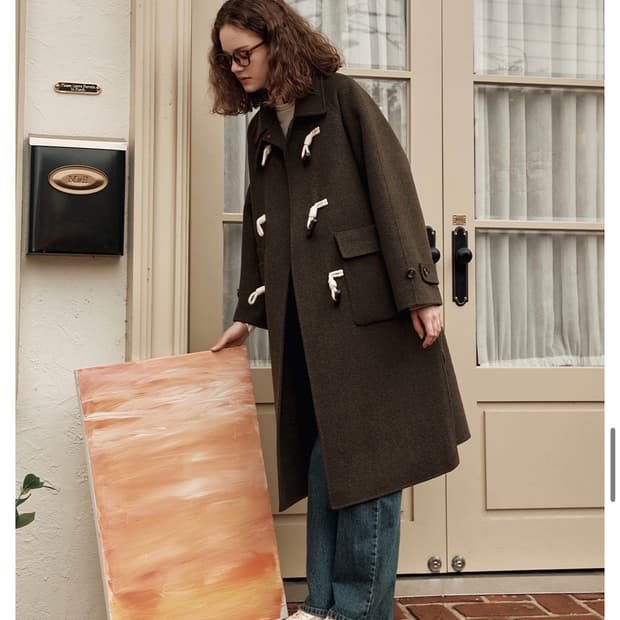 (새상품) 캐시미어 떡볶이코트 (정가499,000원)