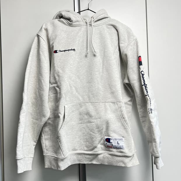 슈프림 챔피온 후드 오트밀 L