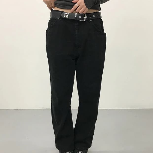 90's Lee USA Black Denim Pants