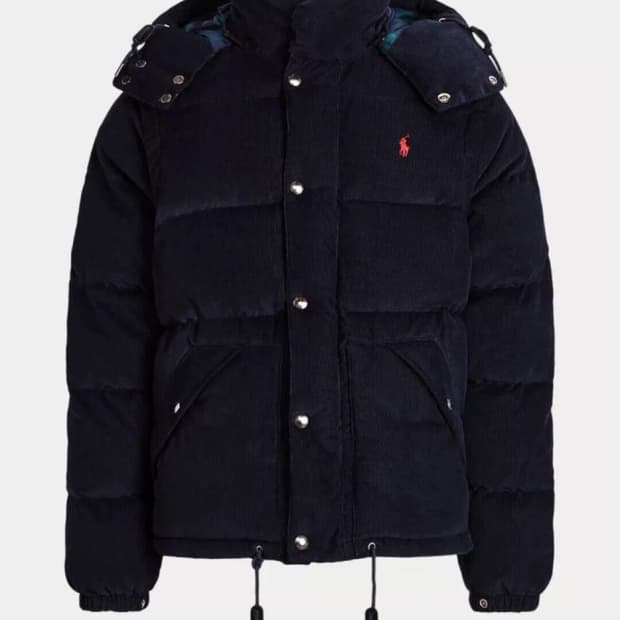 폴로 코듀로이 컨버터블 패딩  xl 사이즈
