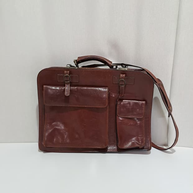 (택포) 이탈리아 라셀라 로마 가죽 서류가방 A962