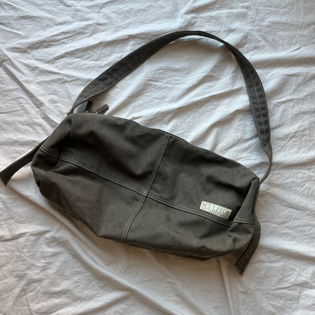 스컬프터 캔버스 더플백 카키