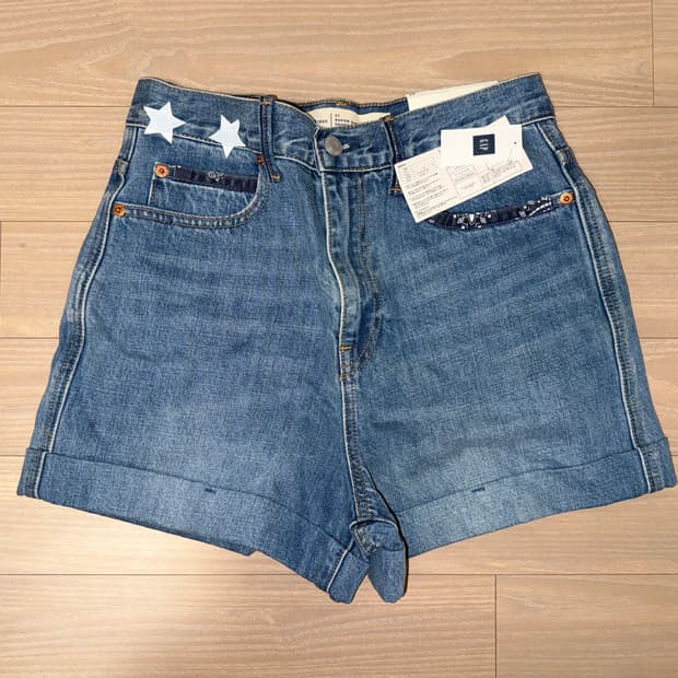 갭 y2k 하이라이즈 데님팬츠