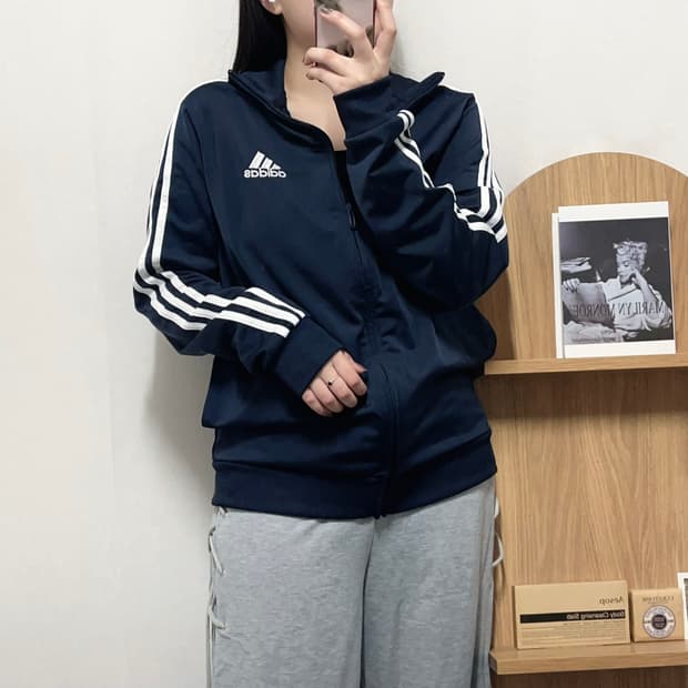 [정품] 아디다스 딥네이비 3S 삼선 져지 [ L ]