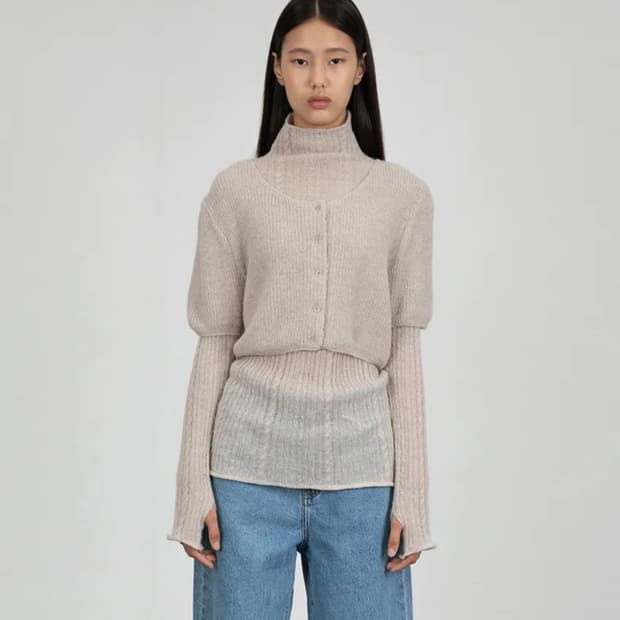 새상품 아모멘토 AMOMENTO 가디건