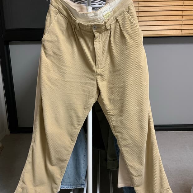 카키스 코듀로이 커먼 팬츠 라이트 카키 (라지)