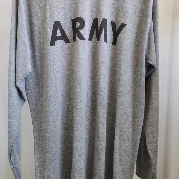 80'S ARMY IPFU 롱슬리브 티셔츠 L 사이즈