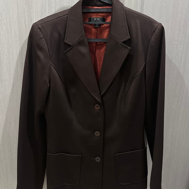 빈티지 브라운 와인 자켓