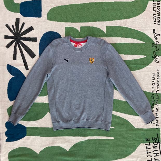 PUMA x Ferrari 푸마  페라리 콜라보 맨투맨 티셔츠