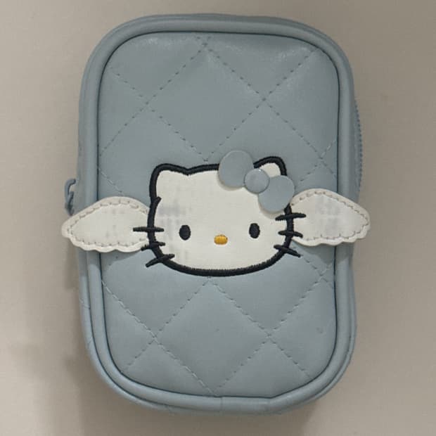 엔젤 키티 퀼팅 파우치