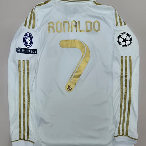 11 12 레알마드리드 호날두 긴팔유니폼 M