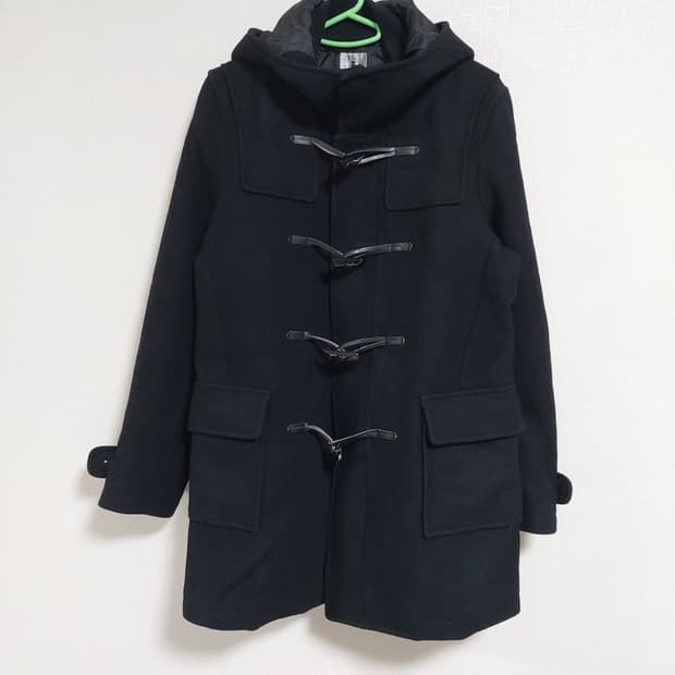 TK 울 떡볶이 후드 더플 코트