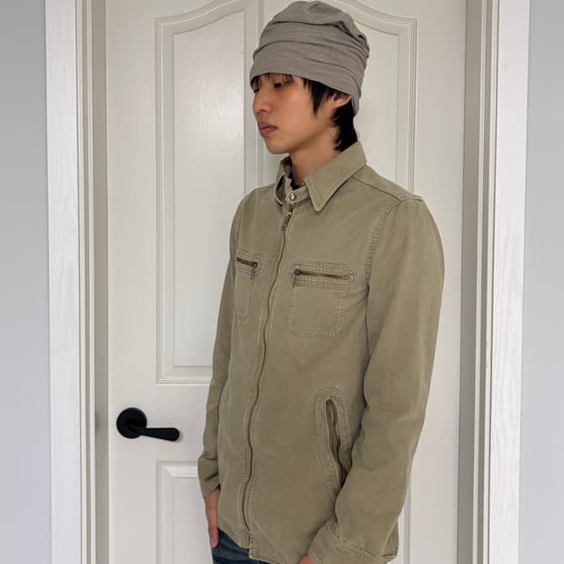 돌체앤가바나 워시드 멀티 포켓 자켓