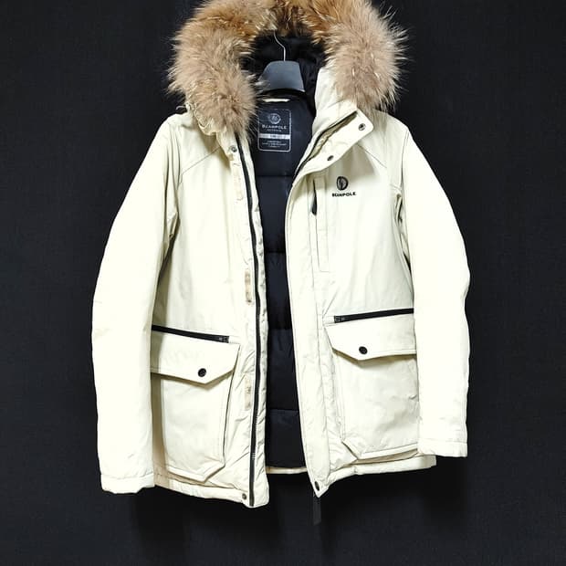BEANPOLE OUTDOOR 빈폴아웃도어 라쿤털 후드 오리털패딩