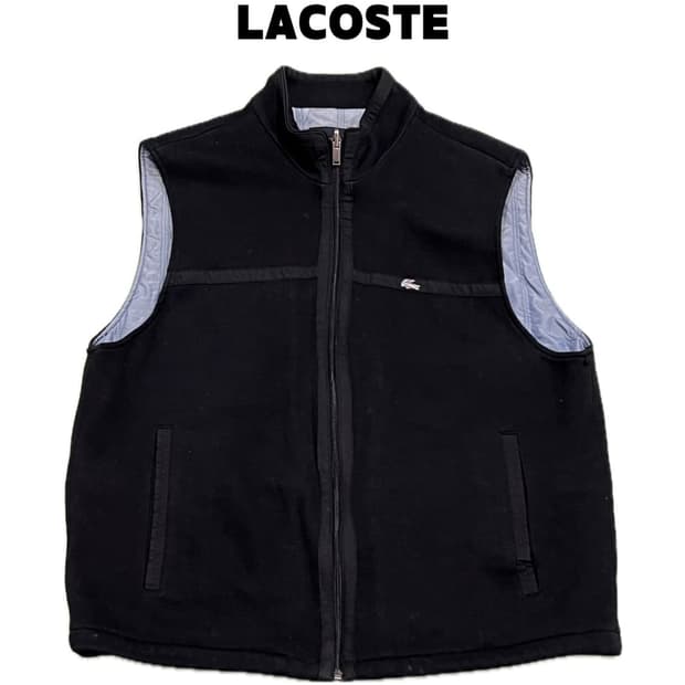 (105) 라코스테 올드스쿨 후리스 조끼