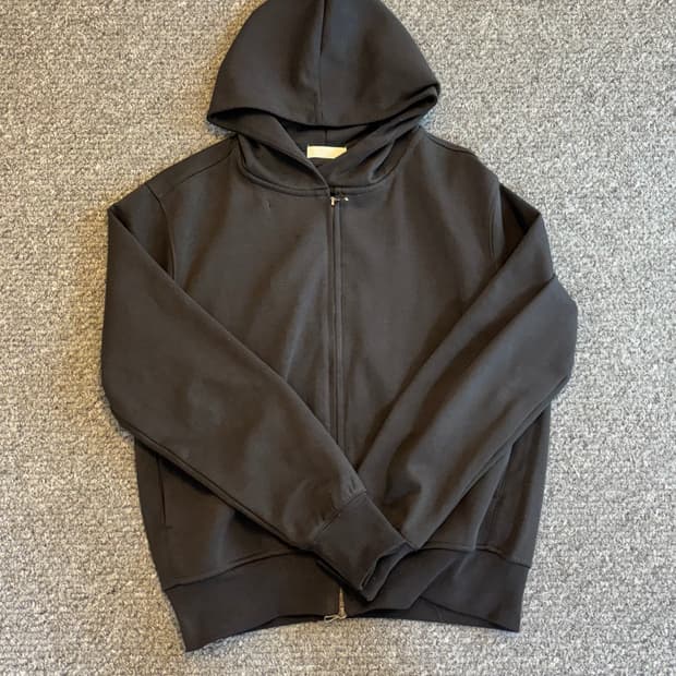 러드 후드집업 차콜