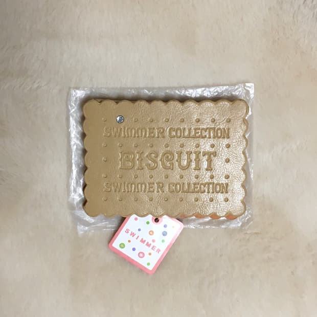 SWIMMER 스위머 라떼갸루 비스킷 지갑 파우치