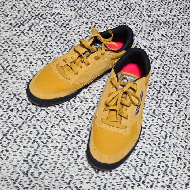 리복 클럽C 빈티지 머스타드 280