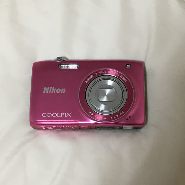 니콘 쿨픽스 s3100 메탈 핑크 디카