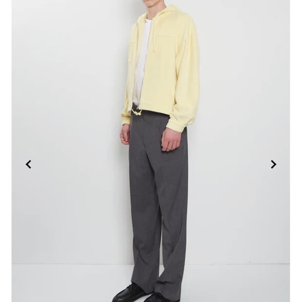 [구매] Auralee Cotton nylon pile zip parka