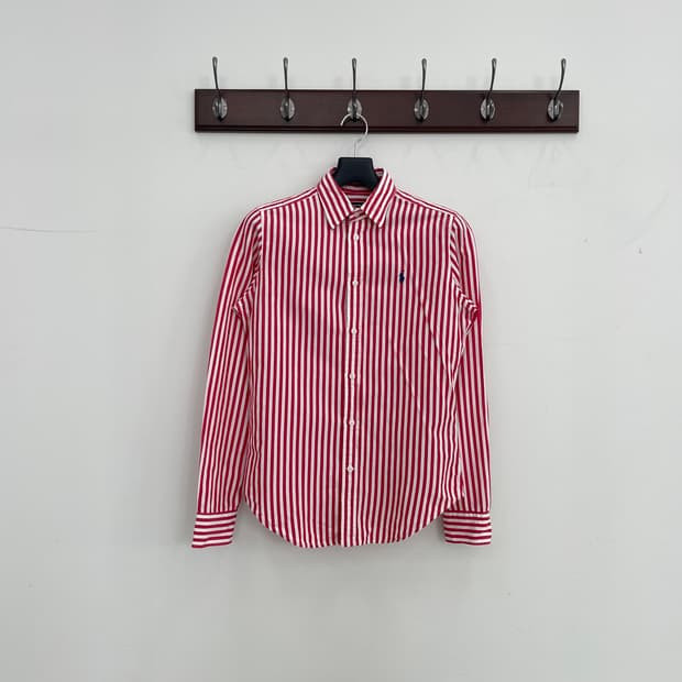 폴로 랄프로렌 린넨 혼방 스트라이프 셔츠 44