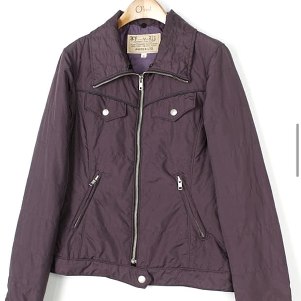 Avirex 퍼플 자켓