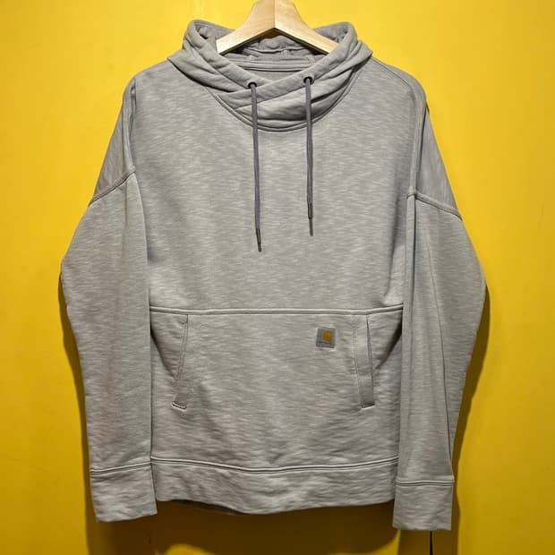 [55~66] 칼하트 카울넥 로즈 그레이 슬릿 후드티셔츠