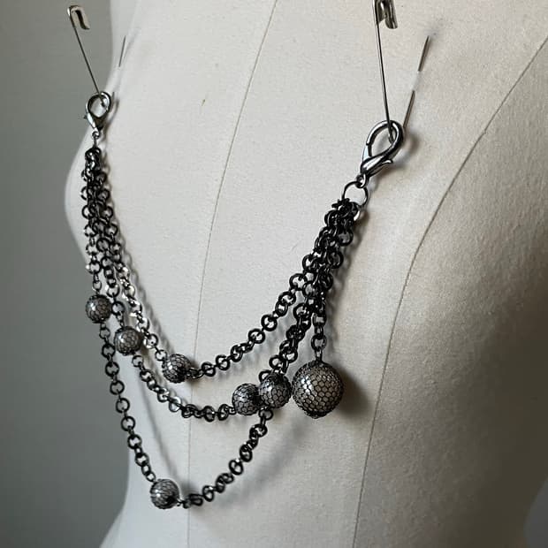Punk bag charm chain